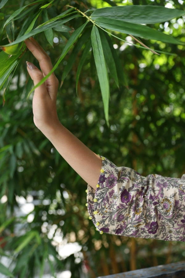 Purple Floral loungewear