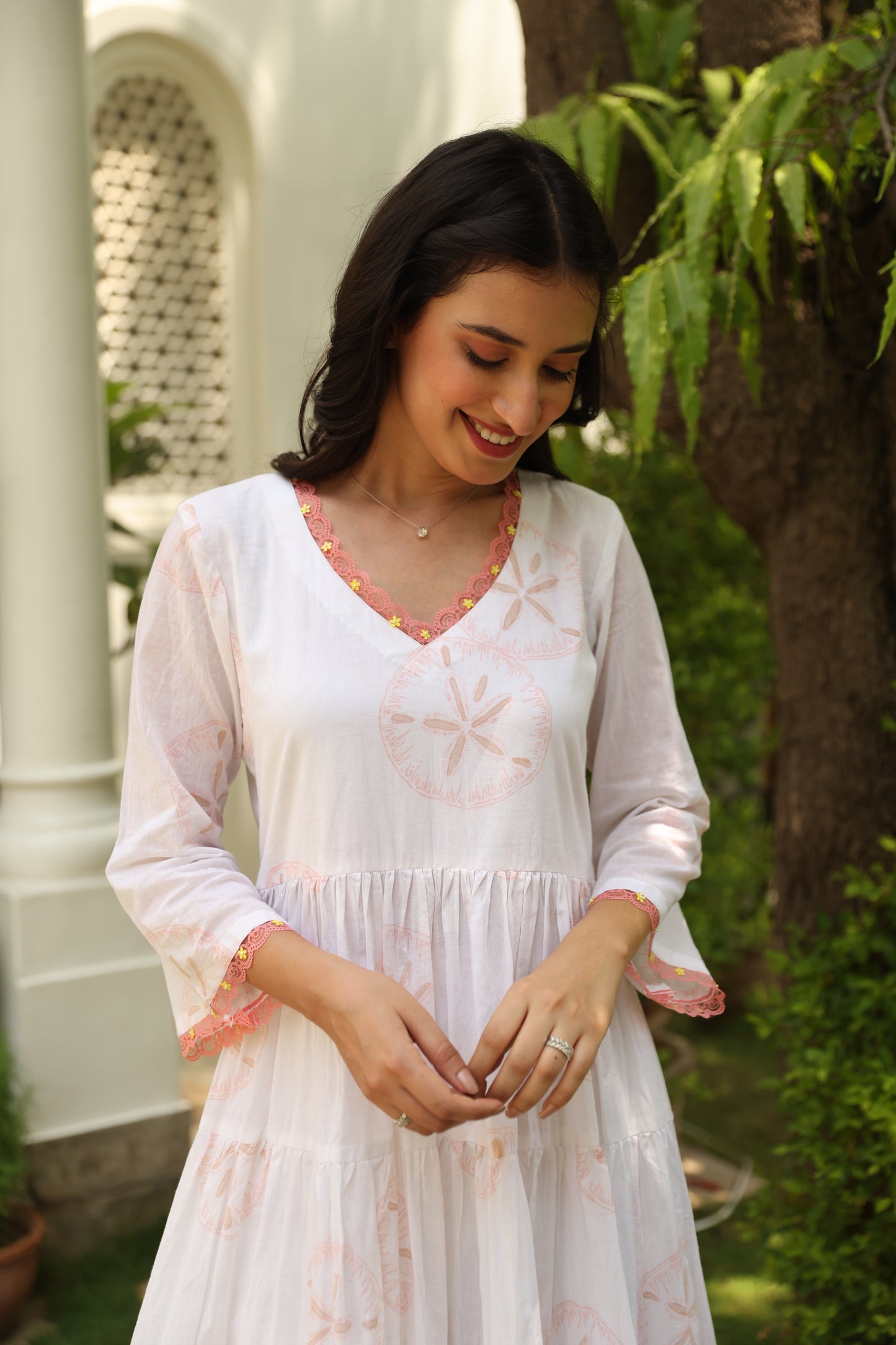 Floral Shell Monoi Suit