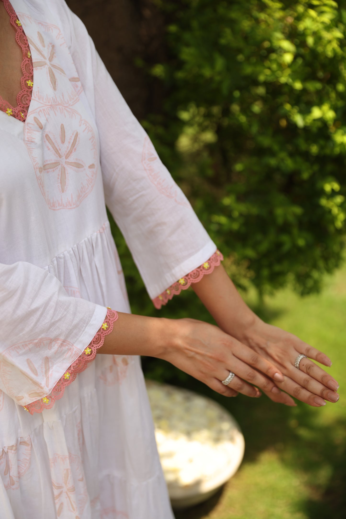 Floral Shell Monoi Suit