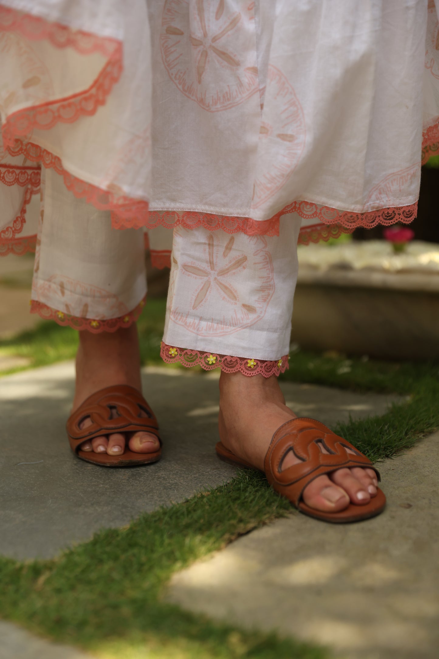 Floral Shell Monoi Suit