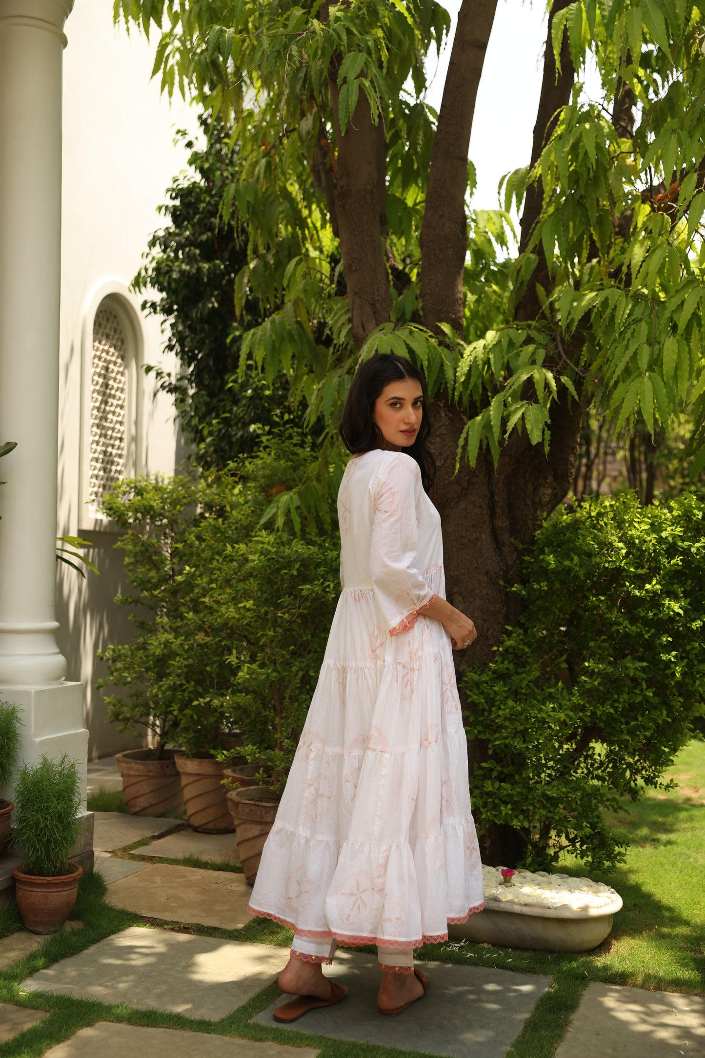 Floral Shell Monoi Suit