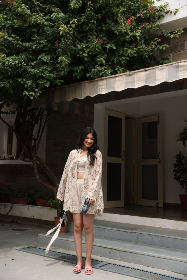 Astami Leaves Shorts Co ord