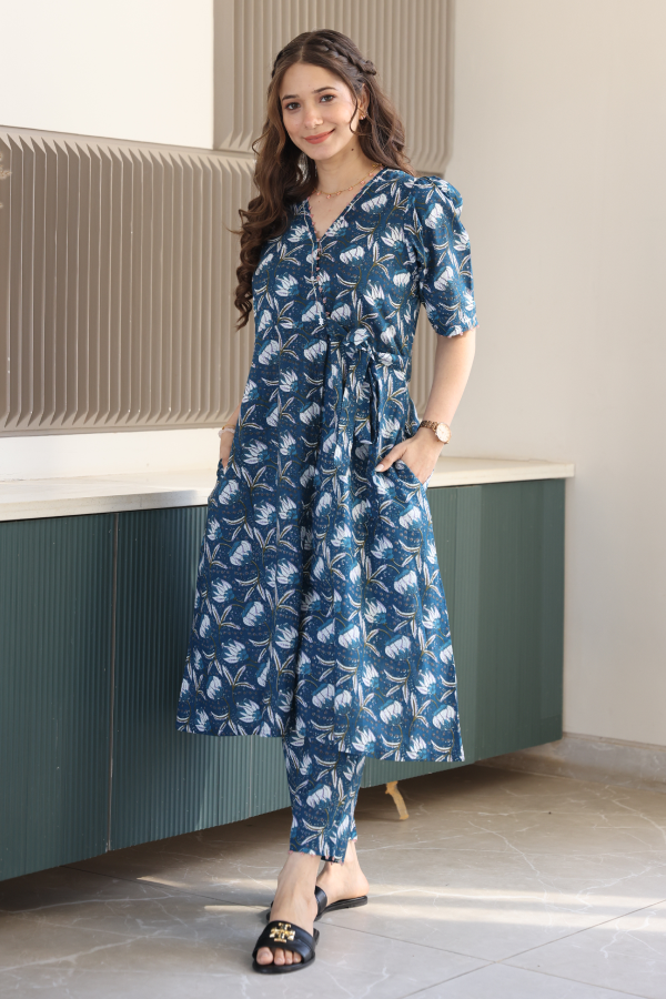 Rama Blue Wrap Suit