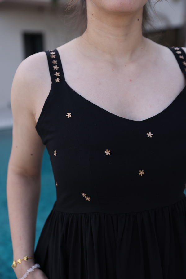 Black Twirl Dress