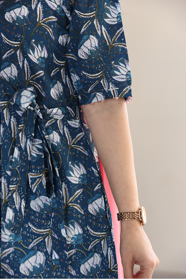 Rama Blue Wrap Suit