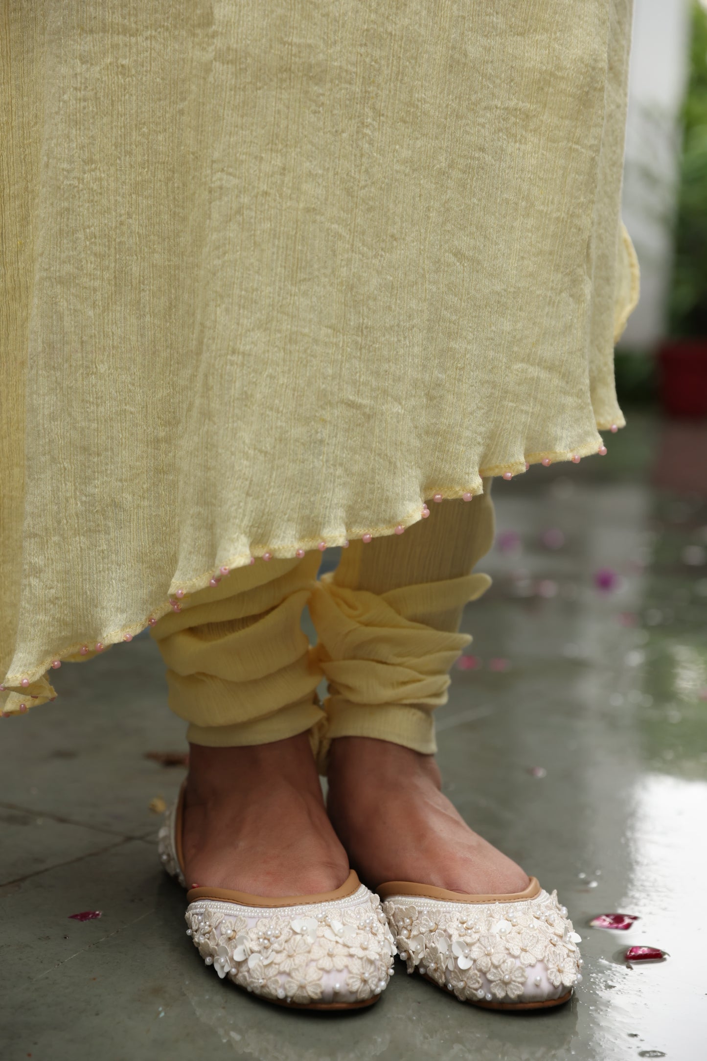 Shubh Butter Yellow Suit