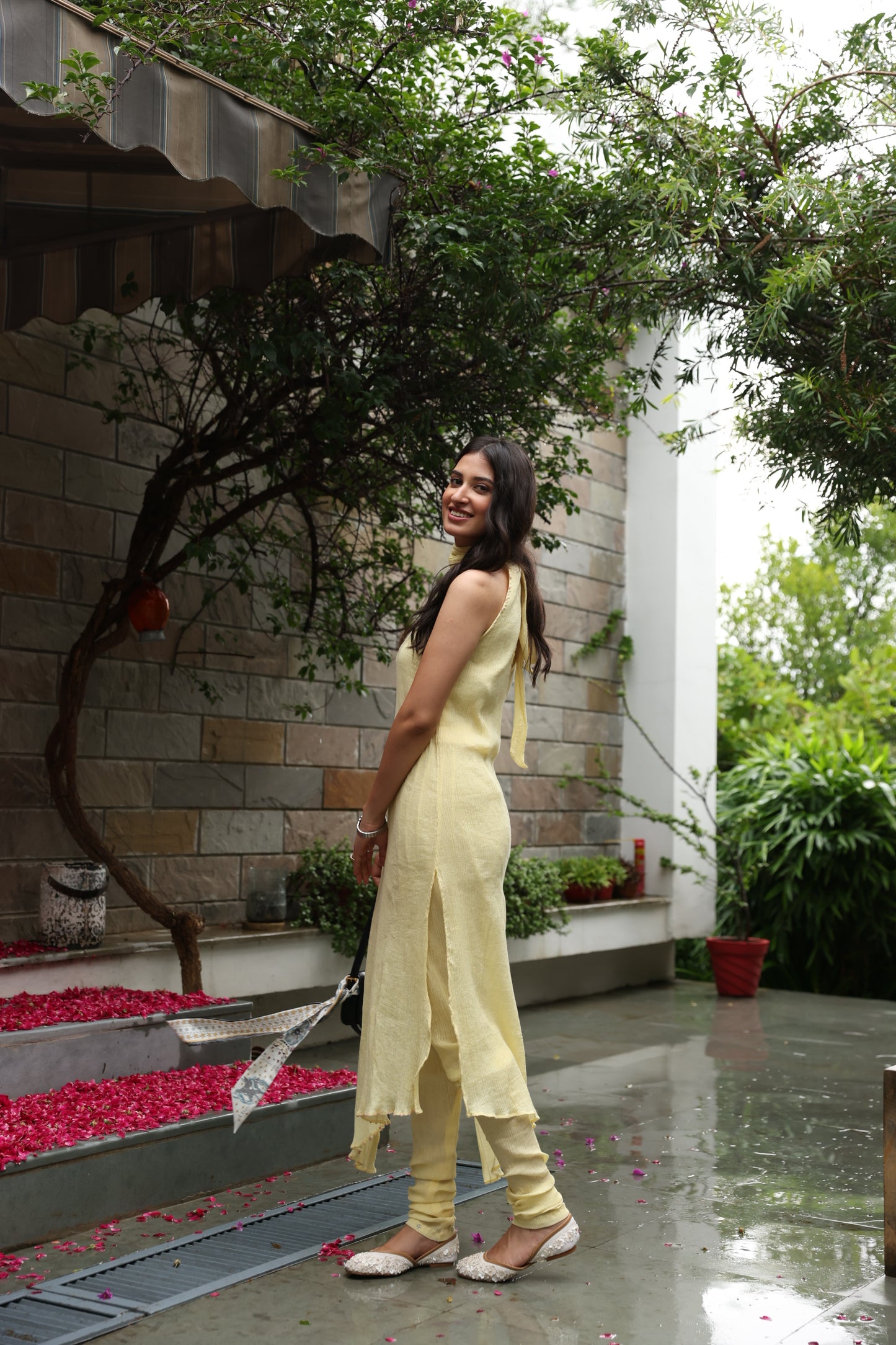 Shubh Butter Yellow Suit